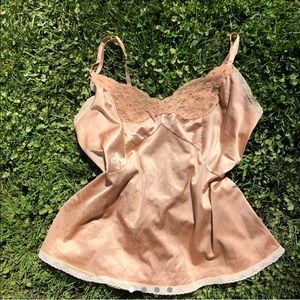 Satin Lace Cami